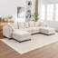 Canapé modulaire en U avec 2 repose-pieds Bennett-114247787