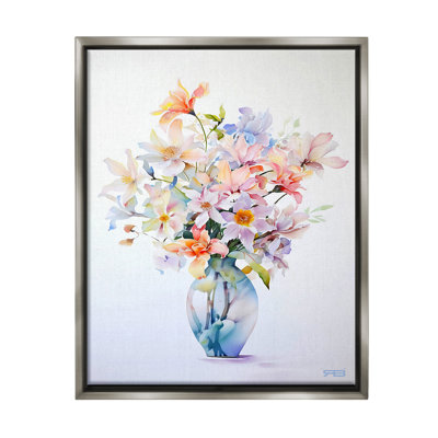 "Minimal Mixed Bouquet" par RB sur toile