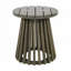 Table d'appoint d'extérieur en bois d'acacia-434278149