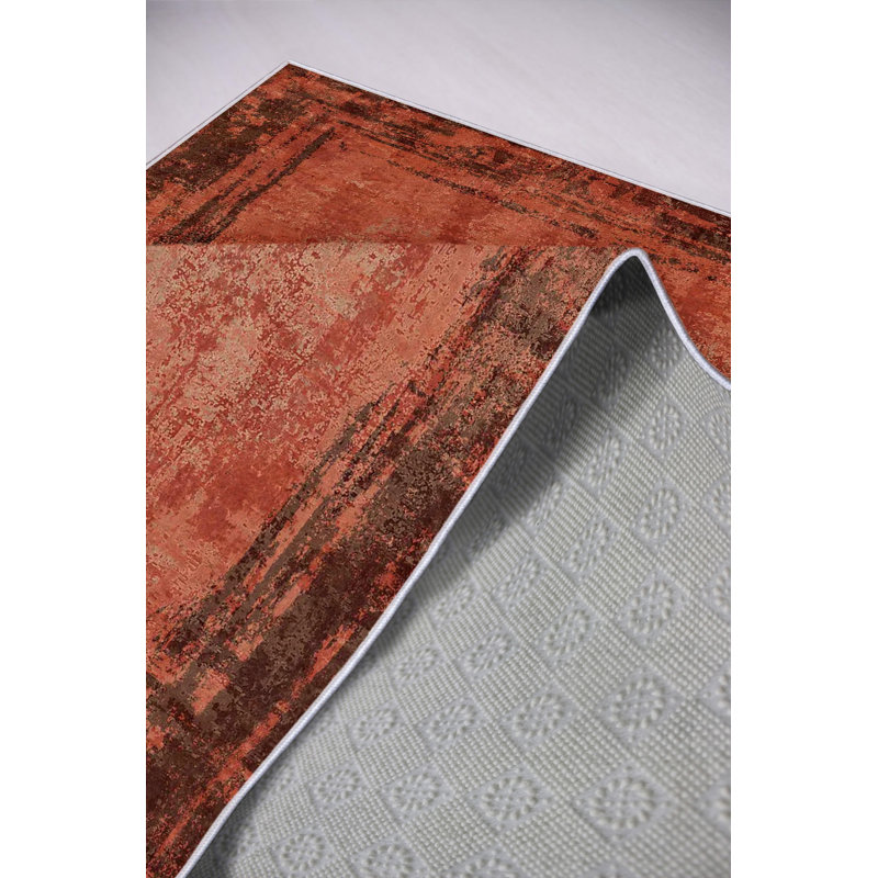 Antibacterial Hall Carpet, Red, 39.4 x 78.7 Inches | 100% Polyester, 650 g/m², 0.16 in Pile Height | Eco-Friendly, Non-Slip PVC Dot Underside, Machine Washable | Perfect for Entryways & Living Spaces