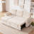 84'' Upholstered Sleeper Sofa L Shape Sofa Bed With Storage and USB-1333610124