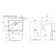 25" x 22" x 9-1/2" Drop-In Kitchen Sink Kit with Faucet