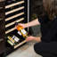 23.88'' 45 Bottle Single Zone Built-in Wine Refrigerator with Stainless Steel Frame Glass Door