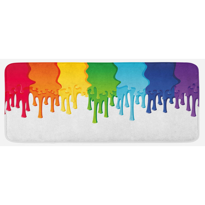 Tapis de cuisine abstrait