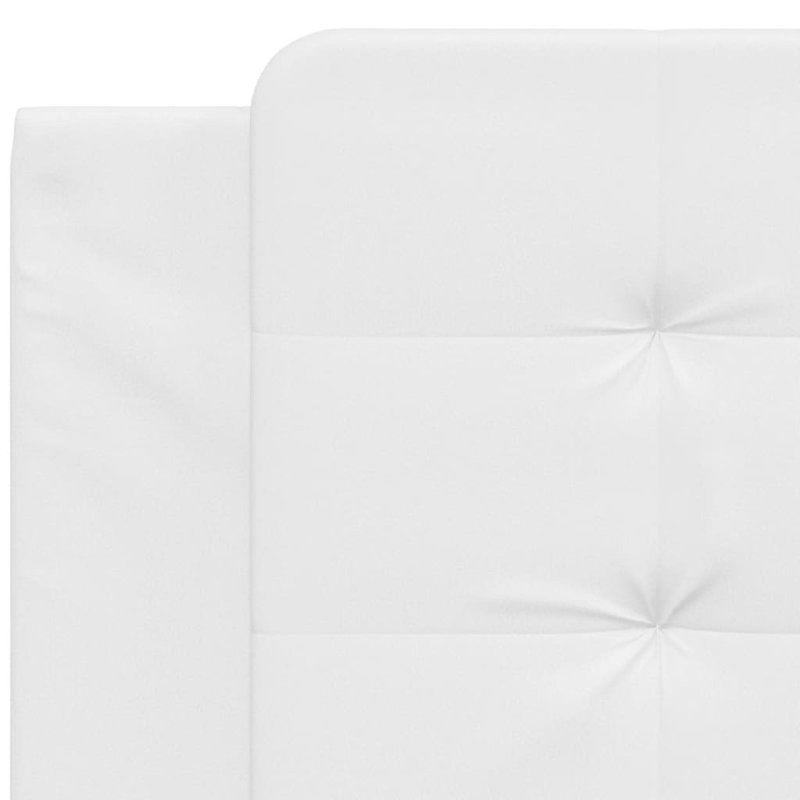 vidaXL Headboard Cushion White, White, Twin