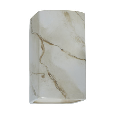 Disla Ceramic Flush Mounted Sconce