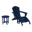 Chaise Adirondack en plastique avec repose-pieds Altura-87465145