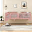 Lit coffre Safe, rose, bois aggloméré, style Montessori pour enfants
