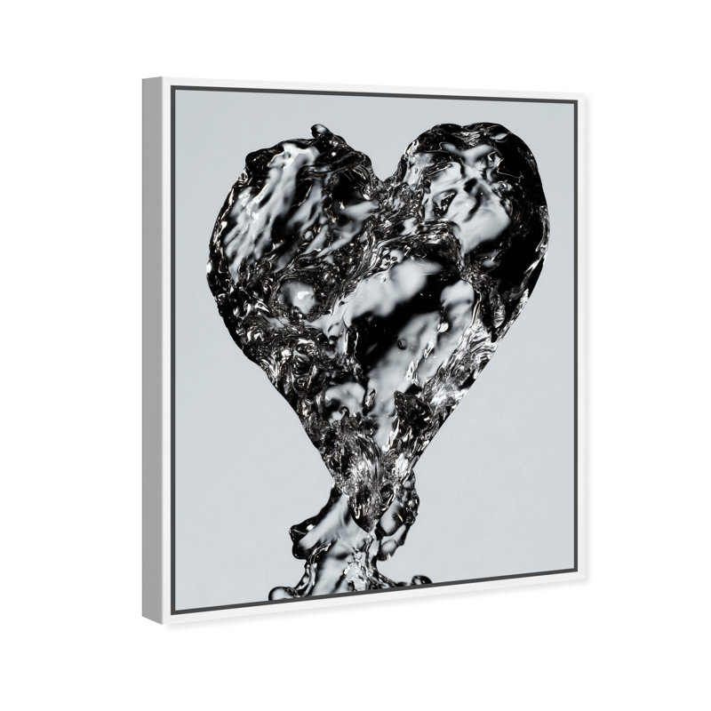 Mercury Love Print by Oliver Gal, 21"H x 25"W, White Floater Frame