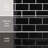 Chester 3" x 6" Ceramic Subway Wall Tile in Black
