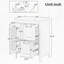 Meuble-lavabo 24 po avec lavabo, meuble-lavabo 24 po avec deux tiroirs et porte-1176545380