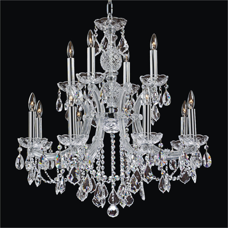 Style bougie classique/traditionnel 12 lumières lustre Hendren