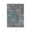 Tapis extérieur lavable abstrait vert fougère 3 pi x 5 pi