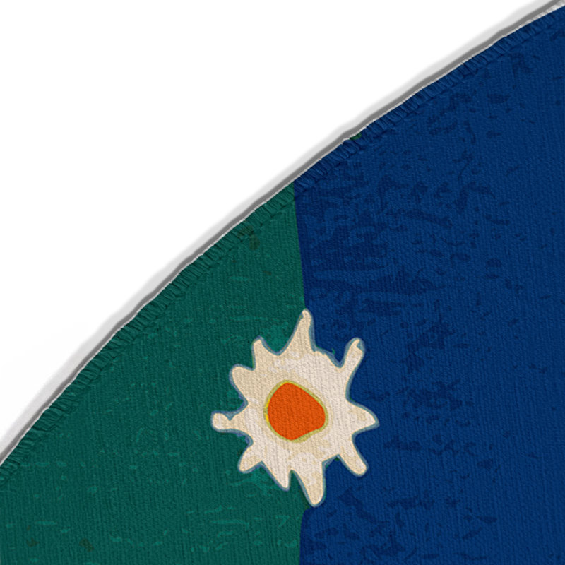 Tapis intérieur et extérieur Peppy, Rond 5 pi