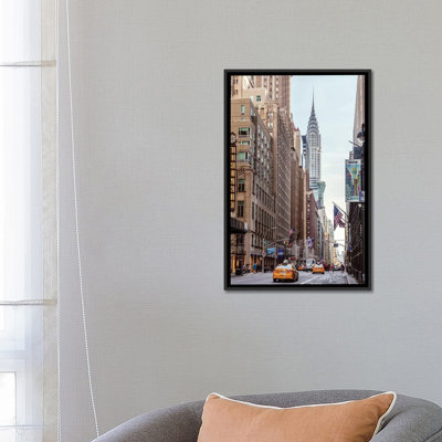 «Lexington Avenue And Chrysler Building, New York» par Matteo Colombo, impression sur toile tendue