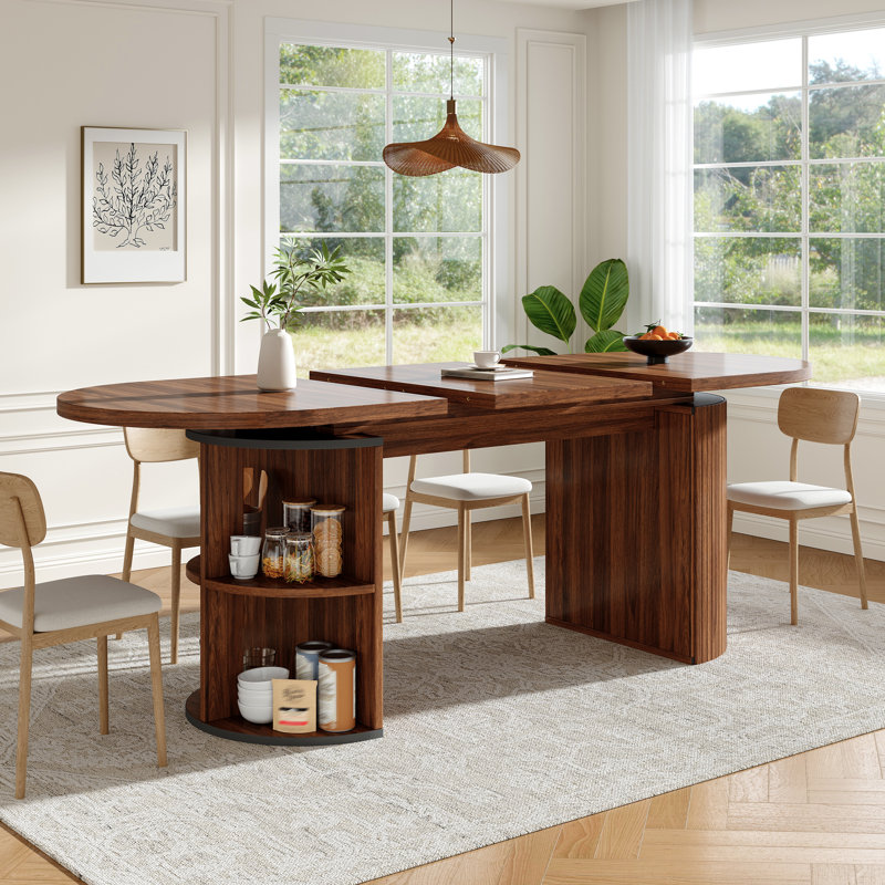 Extendable Dining Table, brown
