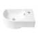 Alfi Brand 10.63'' White Ceramic Oval Bathroom Sink with Overflow