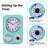 Retro Turquoise 9.5''×12.5'' Multi-function Kitchen Wall Clock