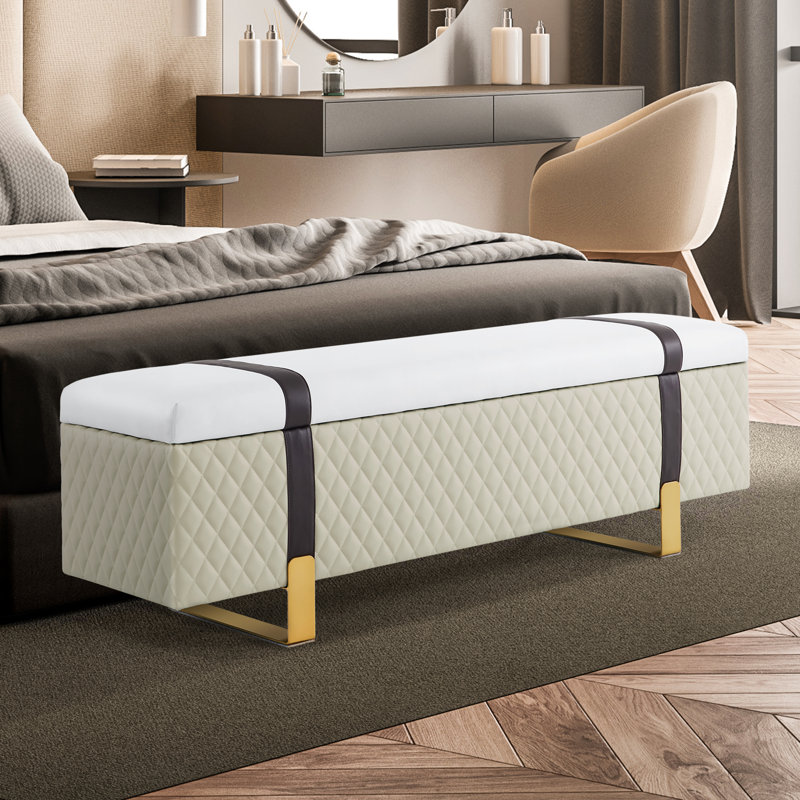 Repose-pieds avec repose-pieds Mercer41, Beige