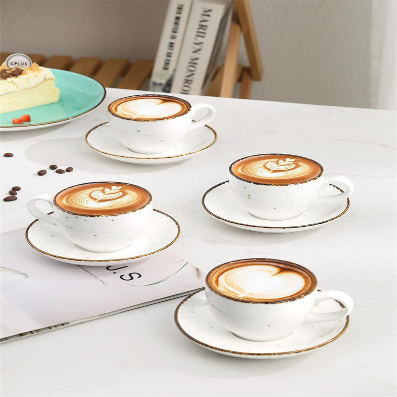 Ceramic / Porcelain Coffee Cup, White