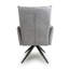 Brunswick Textured Chenille Effect Swivel Chair-1427006795