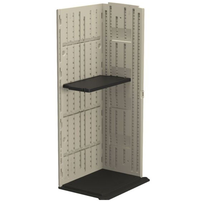 Suncast 27.75 in. W x 14.5 in. D Resin Shelf Kit with Space-Saving Design, Made in the USA