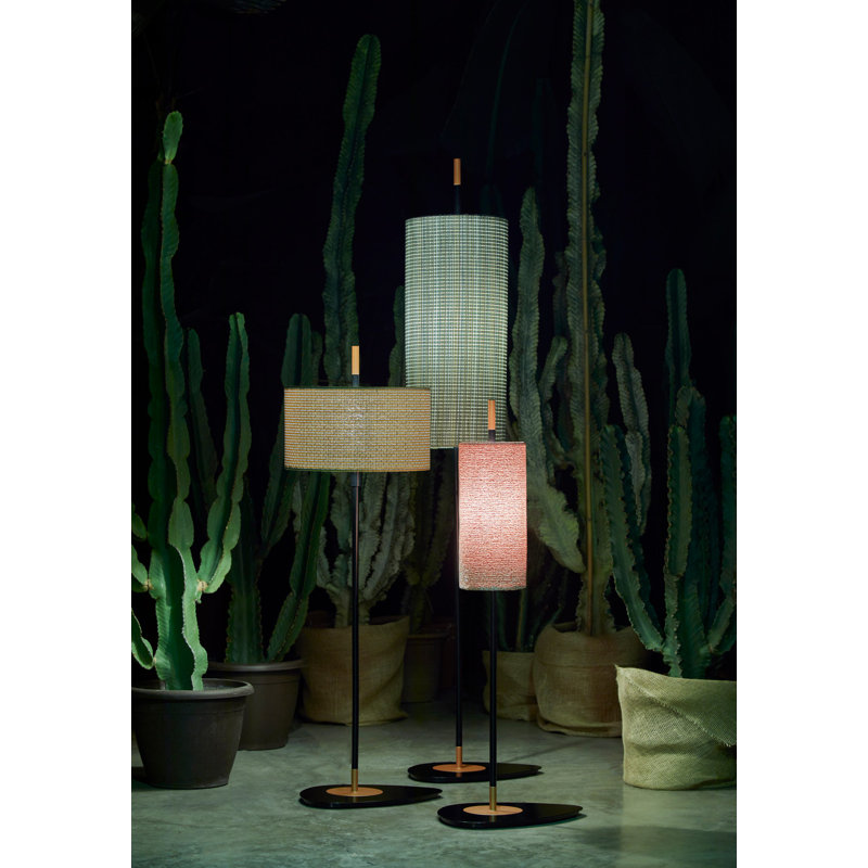 Lagoon Outdoor Floor Lamp	, 43.8" H x 14.9" W x 13.7" D, Bayamo Mimosa