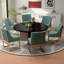 Chaise d'appoint en velours Baudel-2036812389-2036812409