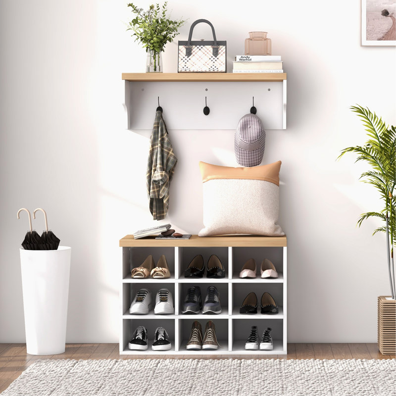 Versatile Entryway Organizer Set With Multiple Storage Options And Modern Appeal