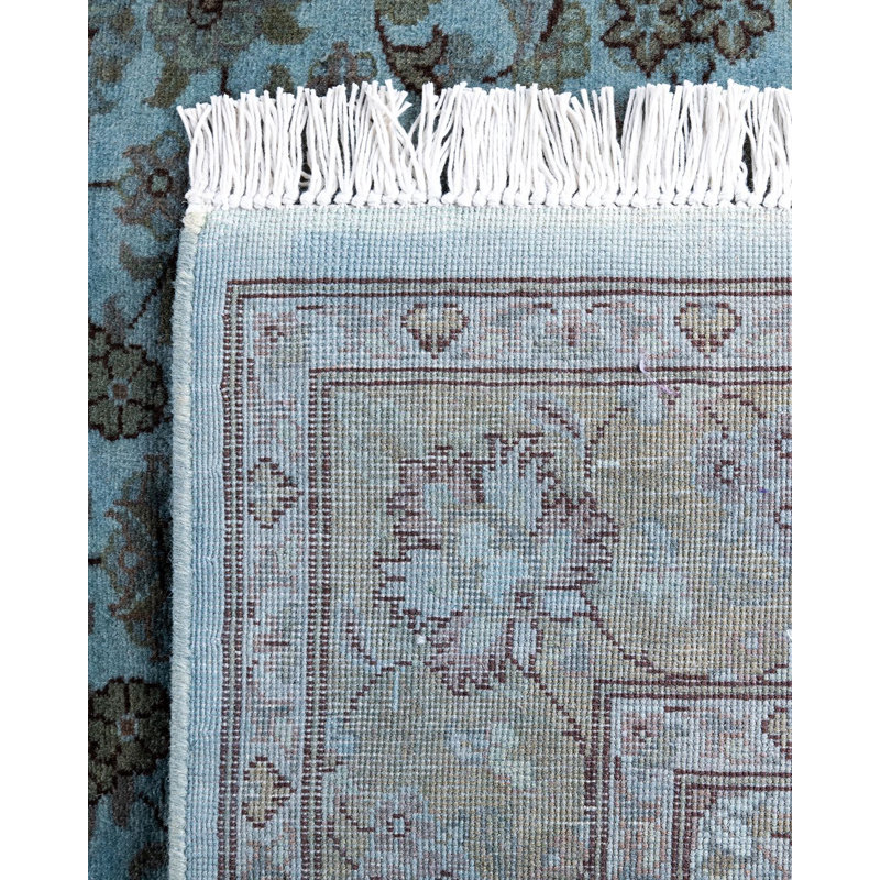 Weise One-of-a-Kind 3' 2" X 5' 2" New Age Rectangular Wool Area Rug Grey