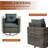 Outdoor 2pcs Rocking Chairs With Cushions And Double Layer Table-1013573484