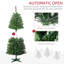Grand arbre de Noël artificiel pré-éclairé-533103815