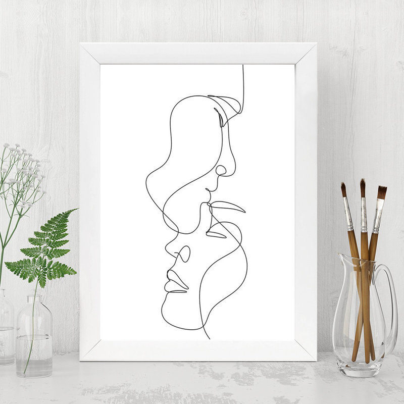 Single Picture Frame Painting on Wood