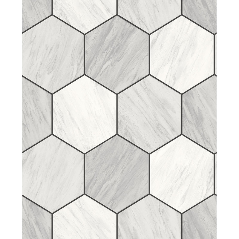 Lakinna Geometric Double Roll, White/Black