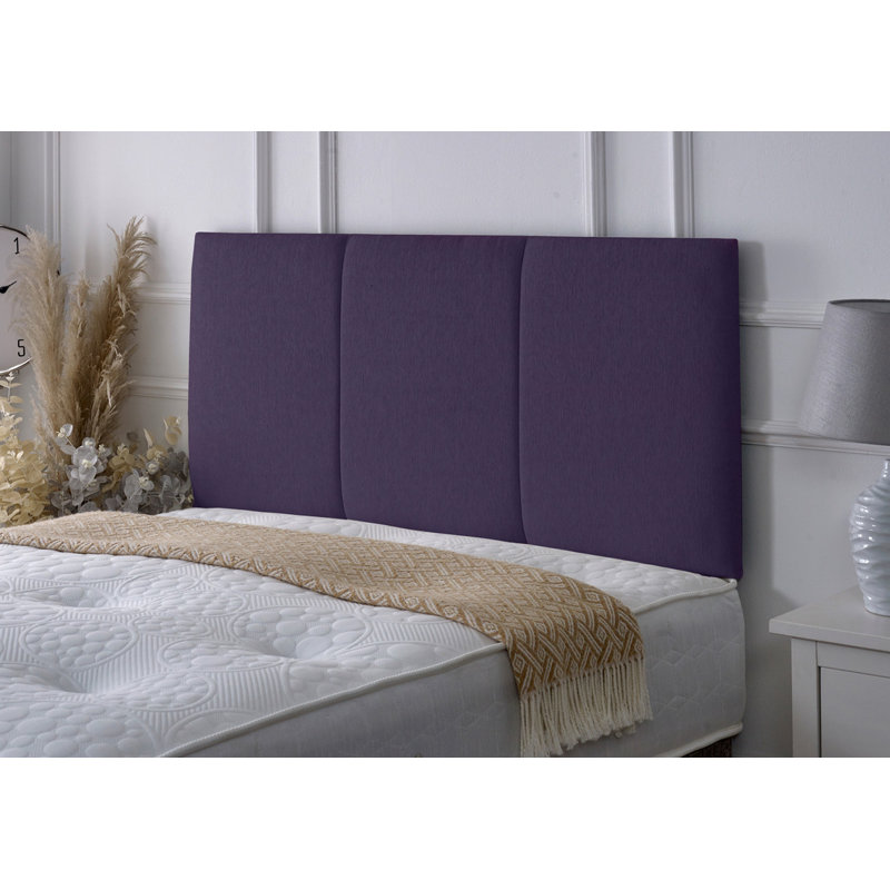 Upholstered Headboard, Purple, Double (4'6)