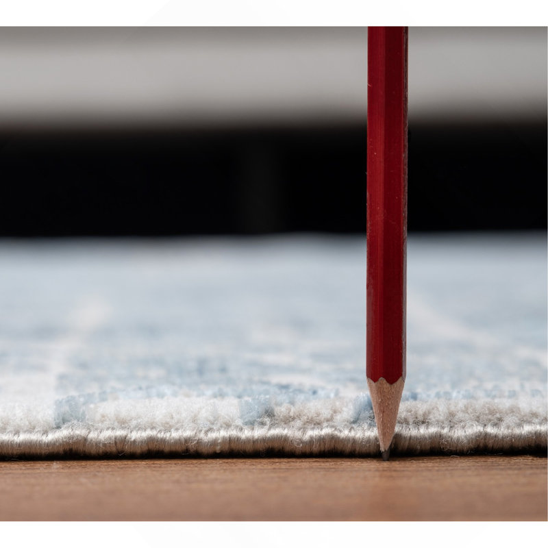 Blue Area Rug, Rectangle 7'10" x 10'3"
