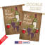 Drapeau de maison / jardin en polyester 2 faces It's It's Wine-18886553