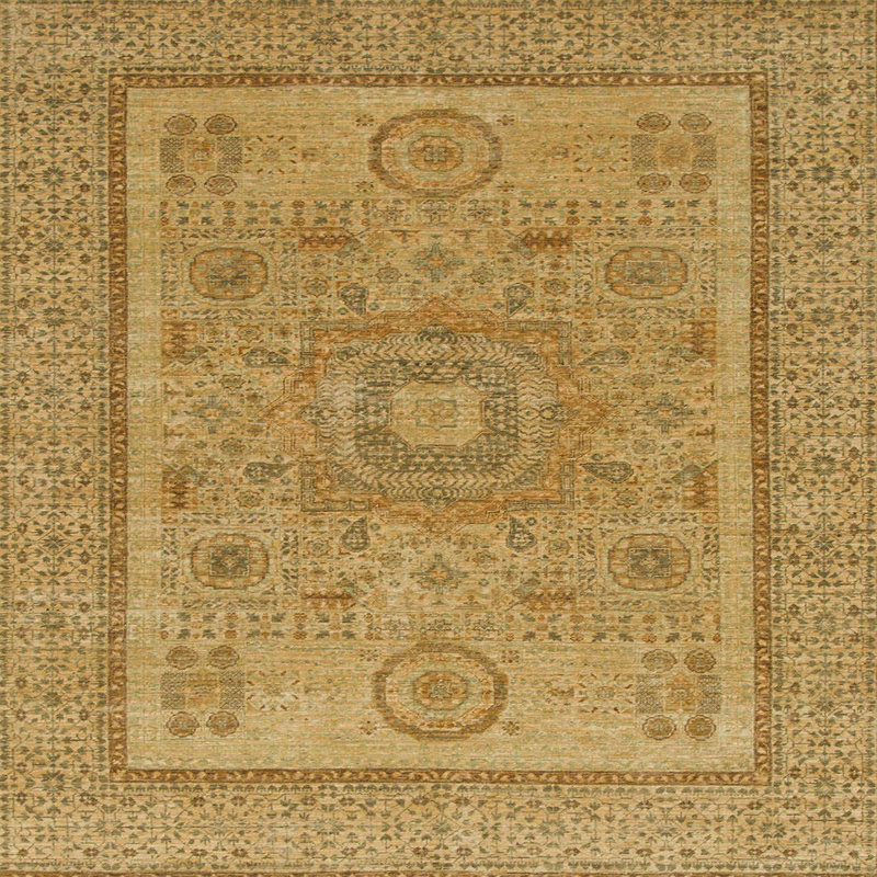 Abstract Indoor Rug, Square 3'