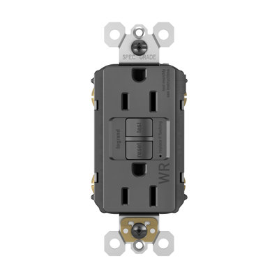 Radiant 15-Amp GFCI Tamper Resistant Weather Resistant Outlet