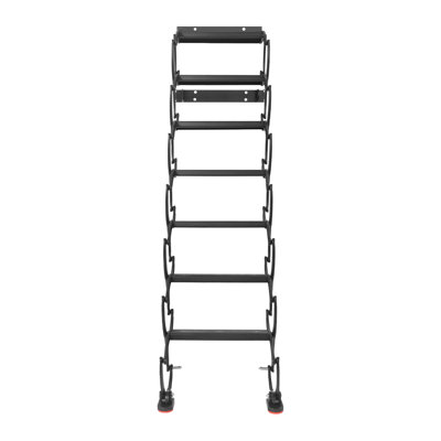 7 Steps Wall Mounted Retractable Folding Ladder