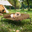 Elevated Dog Bed with Removable Cooling Cushion-801308710-801308711