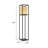 Floor Lamp Gold & Black