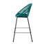 De 2 tabourets de bar sarcelle, matériau, design ergonomique confortable, art tissé élégant, pour sièges de jardin et de cuisine rustiques, motif complexe, contemporain