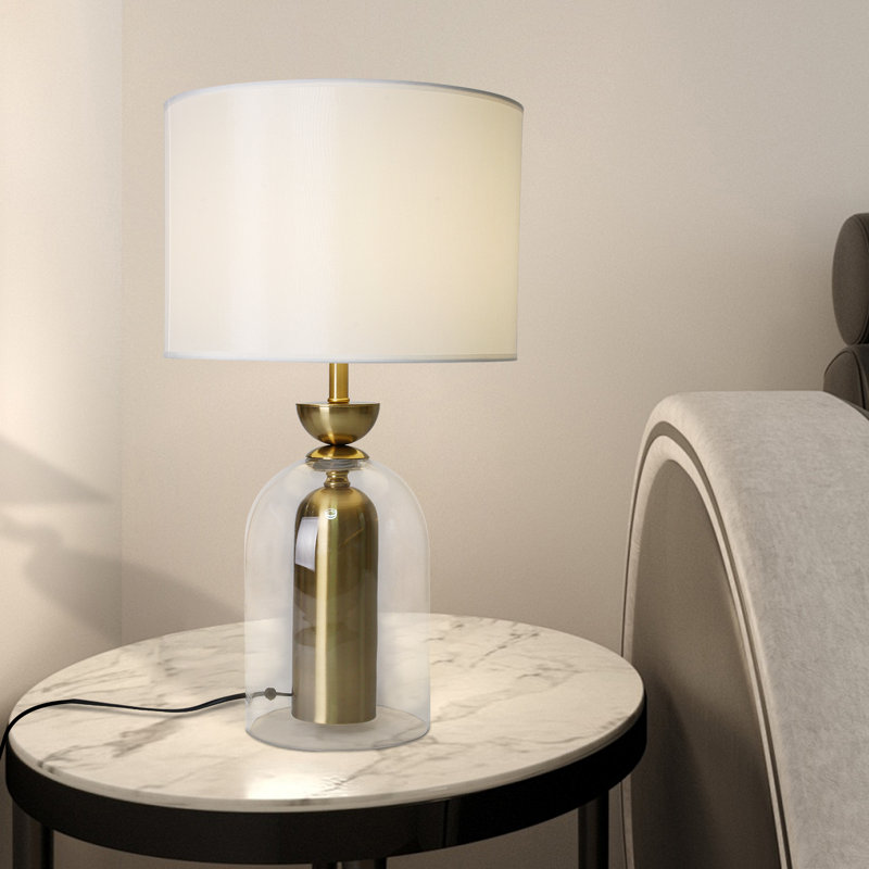 Lampe de chevet en verre Modern Glam