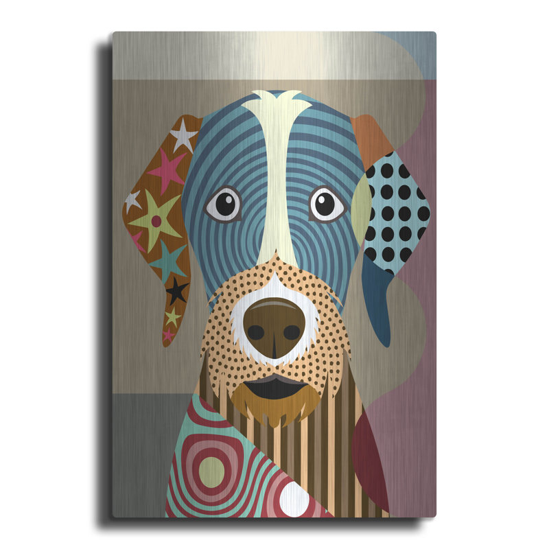 «German Wirehaired Pointer» par Lanre Adefioyue, H 36 po x l 24 po