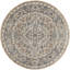 Tapis oriental beige tissé à la machine 5 pi x 5 pi