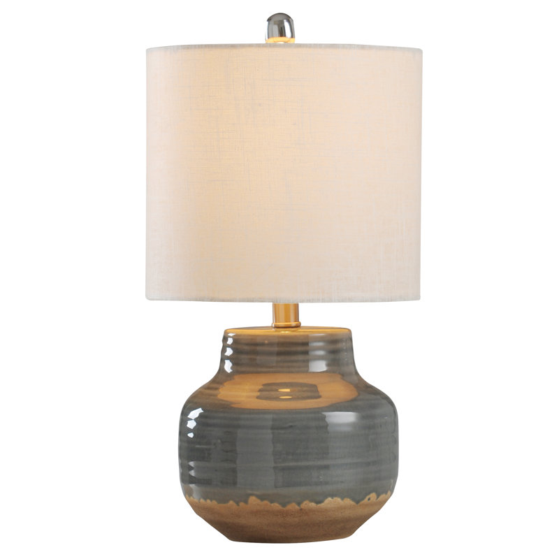 Lampe décorative en céramique Harbor Mist, Gris Prova