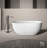 Malone 51 In. Freestanding Bathtub In Glossy White Finish-119665126