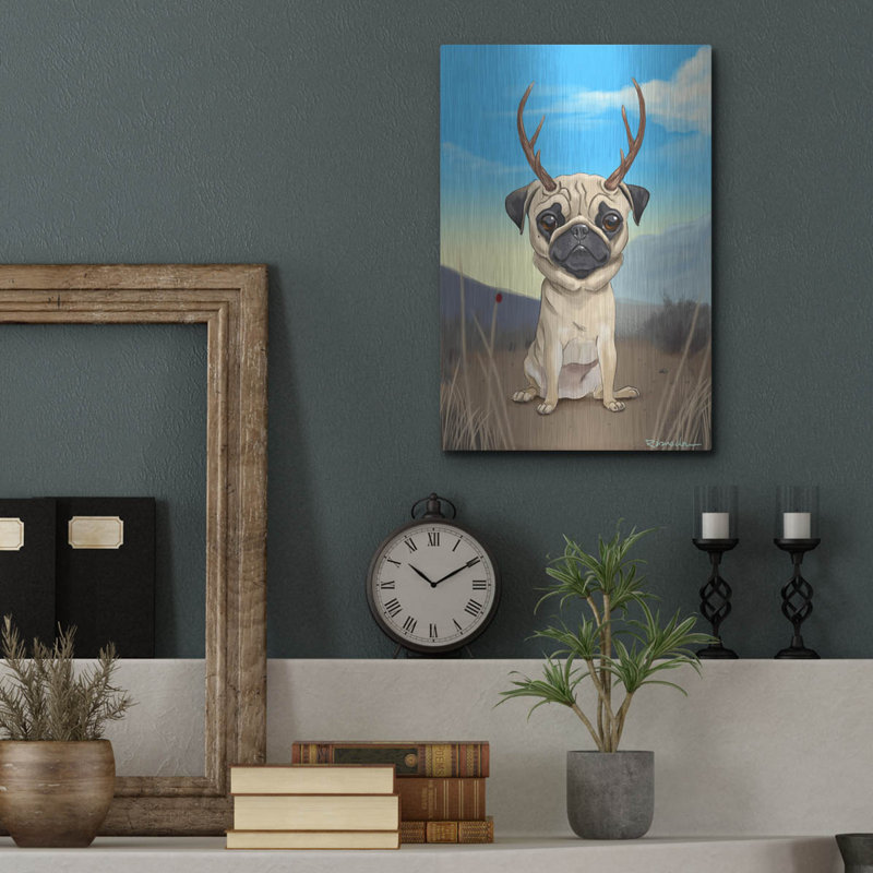 " Pugalope " by Brian Rubenacker, 16" H x 12" W