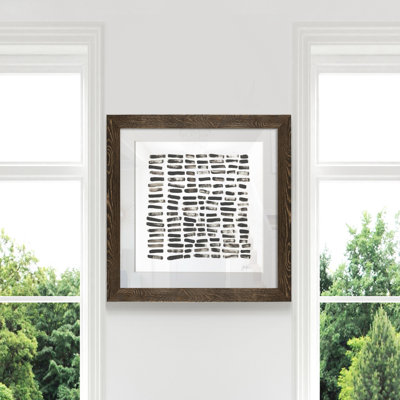 Mixed signaux III-impression de peinture encadrée sur papier
